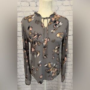 Long Sleeve gray top By Calvin Klein Size: Small